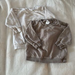 H&M set of two sweatshirts 9-12 months